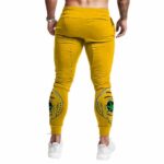 Calavera Skull Weed Artwork Badass Marijuana Joggers