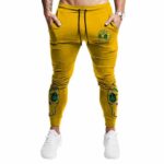 Calavera Skull Weed Artwork Badass Marijuana Joggers