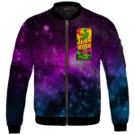 Calming Potent Alien Kush Hybrid Marijuana Bomber Jacket