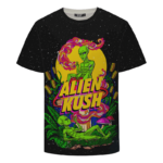Calming Potent Alien Kush Indica Dominant Hybrid Marijuana T-Shirt