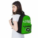 Cannabis 420 Feeling High Lip Bite Awesome Weed Backpack