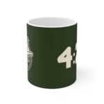 Cannabis 420 Time Weed Plant & Joint Logo Ceramic Mug