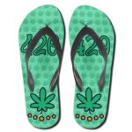 Cannabis Happy High Time 420 Dope Flip Flops Slippers
