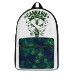Cannabis High-Quality Bong Logo Dope Weed Backpack
