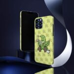 Cannabis Leaf Cartoon Art Smoking Weed Stylish iPhone 13 Case