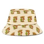 Cannabis Leaf & Pizza Friends Forever Cartoon Art Bucket Hat