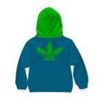 Cannabis Logo Adidas Parody Design Cool Children Hoodie