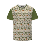 Cannabis Marijuana 420 Kush Blunt Illustration Pattern T-Shirt