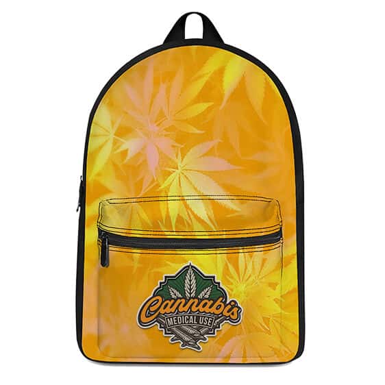 Cannabis Medical Use Weed and Hemp Background Cool Backpack