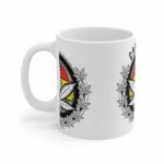 Cannabis Rastafari Color Marijuana Logo Dope Coffee Mug
