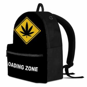 Cannabis Yellow Logo Loading Zone Black 420 Rucksack
