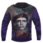 Che Guevara Cannabis Space Galaxy Farm Pullover Hoodie
