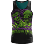 Cheech And Chong Dope Marijuana Zombie Illustration Tank Top