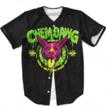 Chemdawg Strain Sativa Hybrid Indica Marijuana Baseball Jersey