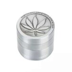 Classic Look Single Marijuana Leaf Design Weed Herb Grinder