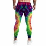 Classic Rainbow Colored Tie Dye Design Stylish 420 Joggers