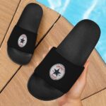 Converse Smoke Weed Stay High Marijuana Logo Slide Slippers