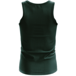 Cool Alien Vector Art Cartoon Style Marijuana Kush Green Tank Top - Back