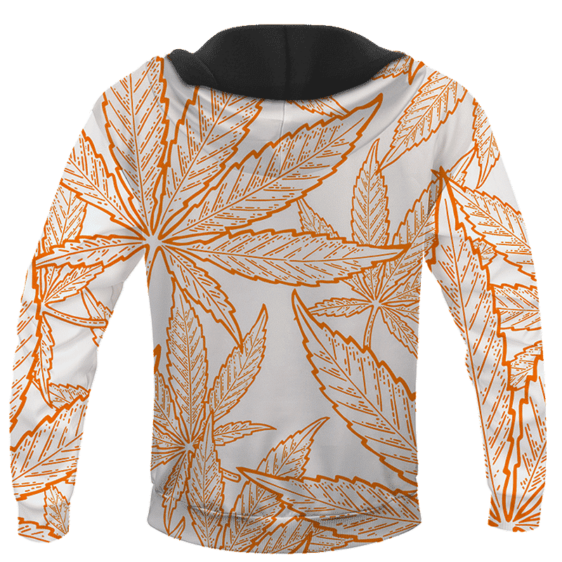 Cool Kush Marijuana All Over Print Dope Awesome Hoodie - BACK