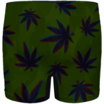 Cool Lion Head Smoking Blunt 420 Marijuana Men's Boxers