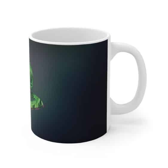 Cool Play Station Logo Weed Leaf Art Ceramic Coffee Mug