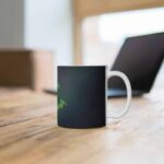 Cool Play Station Logo Weed Leaf Art Ceramic Coffee Mug
