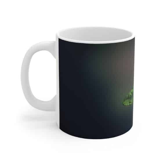 Cool Play Station Logo Weed Leaf Art Ceramic Coffee Mug