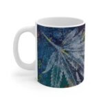 Cool Weed Hemp Marijuana Leaf Paint Splash Art Coffee Mug