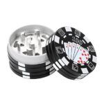 Creative Design Poker Chip Style Marijuana Herb Grinder