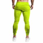 Crowned King Skull Cannabis Sativa Logo Green 420 Joggers