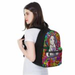 Cute Unicorn Smoking Blunt with Marijuana Most Cool Backpack