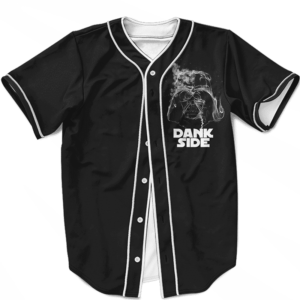 Darth Vader Smoke Dank Side Spoof Parody Baseball Jersey