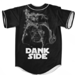 Darth Vader Smoke Dank Side Spoof Parody Baseball Jersey