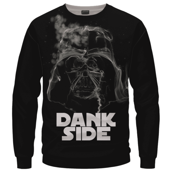 Darth Vader Smoke Dank Side Spoof Parody Sweatshirt