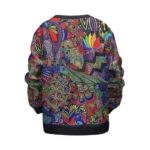 Distorted Psychedelic Trippy Illustration Dope Kids Sweater