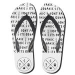 Don't Panic It's Organic Pot Time 420 Flip Flops Sandals