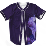 Dope 420 Girl Smoking Weed Purpler Marijuana Baseball Jersey