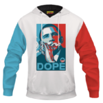 Dope Barack Obama Yes We Cannabis 420 Marijuana Pullover Hoodie