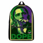 Dope Barrack Obama Smoking Blunt Awesome and Dope Backpack