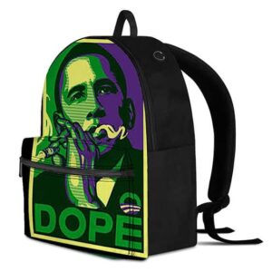 Dope Barrack Obama Smoking Blunt Awesome and Dope Backpack