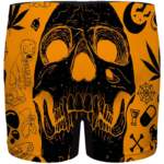 Dope Doodle Art Cartoon Skull 420 Marijuana Men's Underwear
