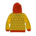 Dope King Crowned Weed Hemp Pattern Yellow Kids Hoodie