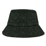 Dope Weed Bong And Joint Icon Pattern Black Bucket Hat