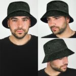 Dope Weed Bong And Joint Icon Pattern Black Bucket Hat