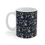 Dope Weed Bong Joint Pattern Art 420 Marijuana Coffee Mug