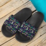 Dope Weed Bong Joint Pattern Design Marijuana Slide Sandals