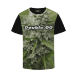 Double OG Cool Real Strain Portrait Cannabis T-Shirt