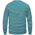 Dragon Ball Stoned Super Saiyan Blue Vegeta Marijuana Nug Cool Crewneck Sweater - Back Mockup