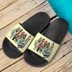 Famous Various Hip Hop Artists Smoke Marijuana Slide Footwear