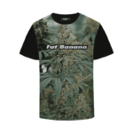 Fat Banana Strain Cool Real Strain Close Up Portrait T-Shirt